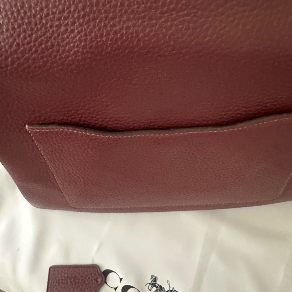 Coach Burgundy Shoulder Bag